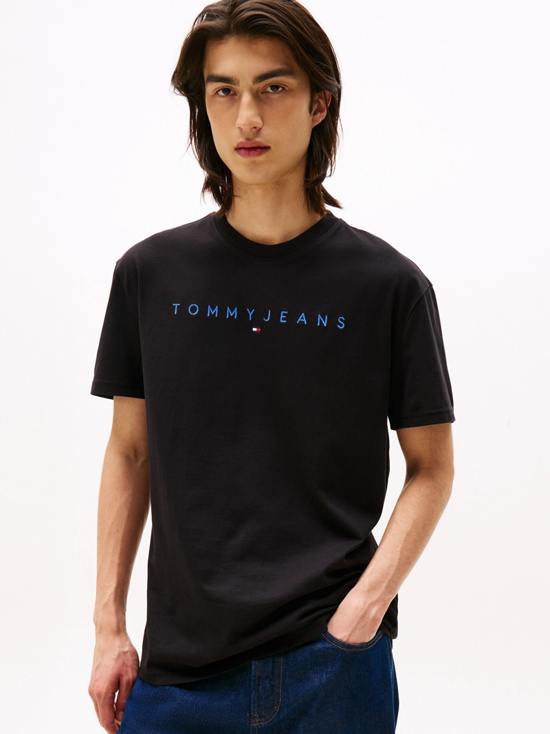 POLERA CON LOGO LINEAL REGULAR FIT - 1