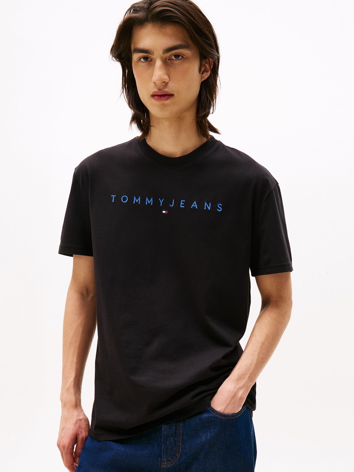 POLERA CON LOGO LINEAL REGULAR FIT - 1