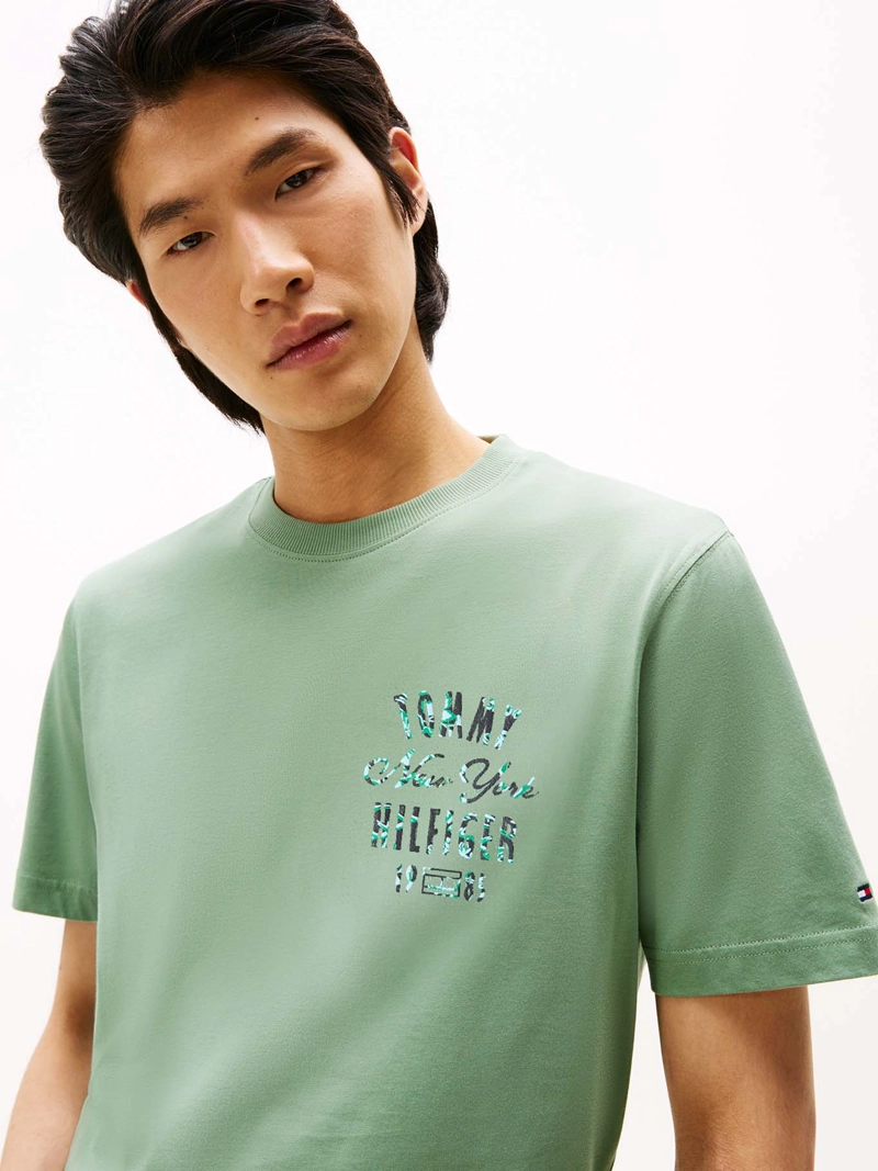 POLERA CON LOGO GRAFICO REGULAR FIT - 4