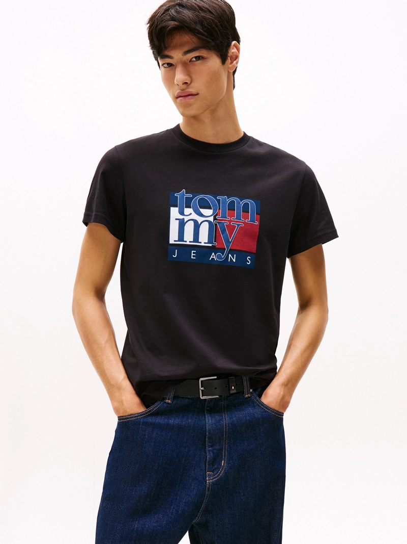 POLERA CON LOGO GRAFICO SLIM FIT - 1