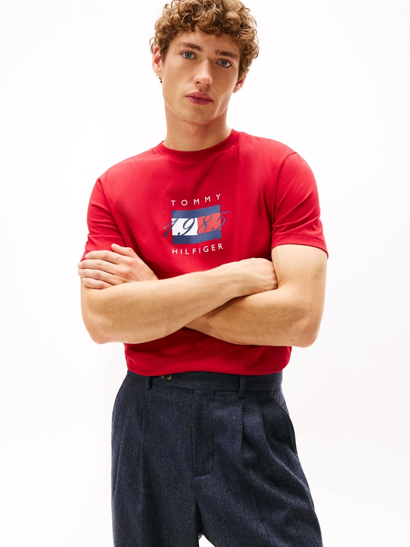POLERA CON LOGO FLAG REGULAR FIT - 1