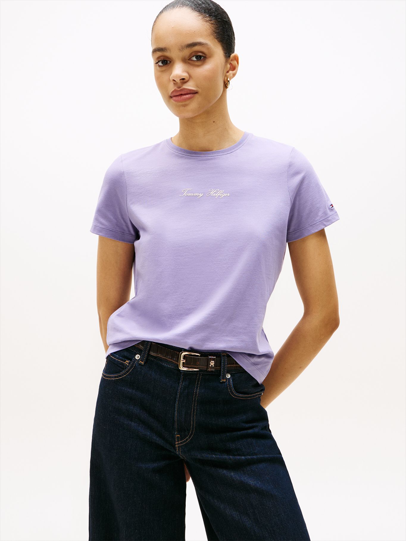 POLERA CON LOGO TEXTURIZADO REGULAR FIT - 1