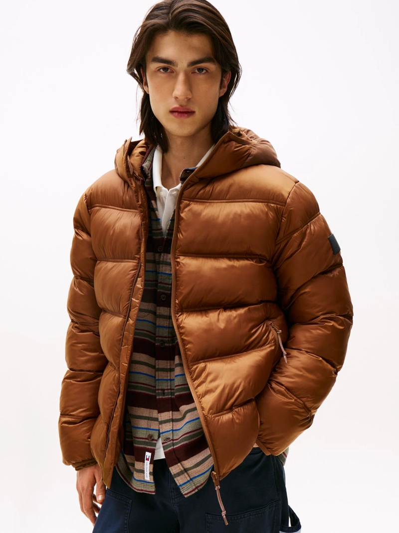 PARKA ACOLCHADA HOODED CON LOGO - 1