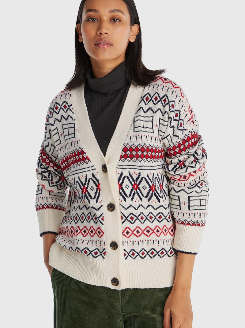 CARDIGAN ALLOVER PRINT - 1