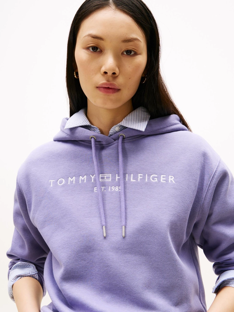 POLERON HOODIE CON LOGO BORDADO - 4