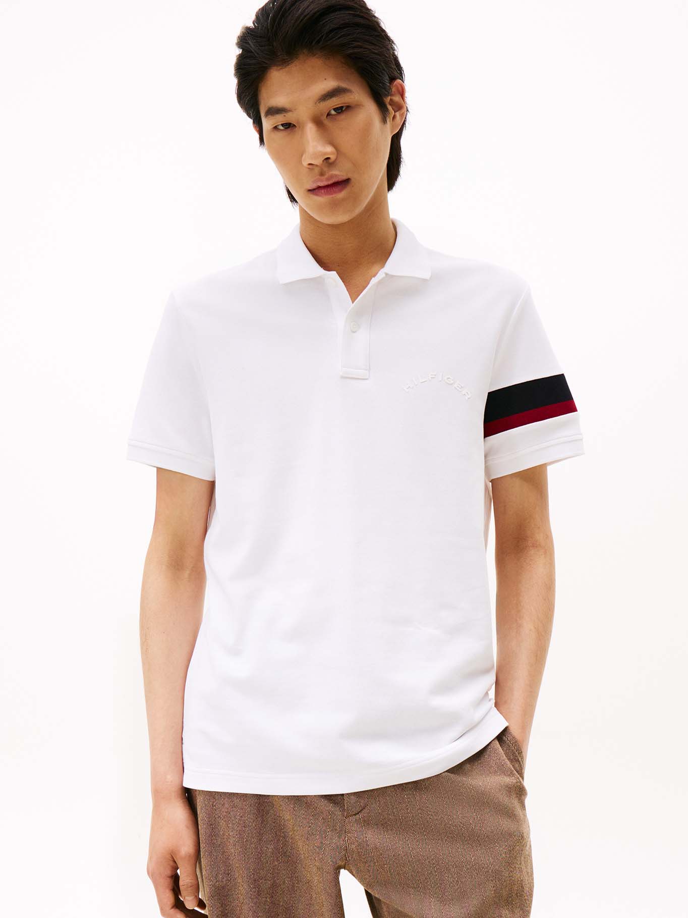 POLO STRIPE LOGO REGULAR FIT - 1