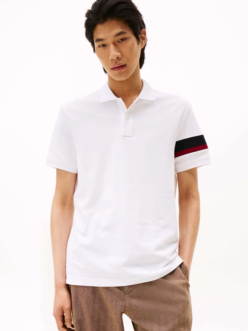 POLO STRIPE LOGO REGULAR FIT - 1