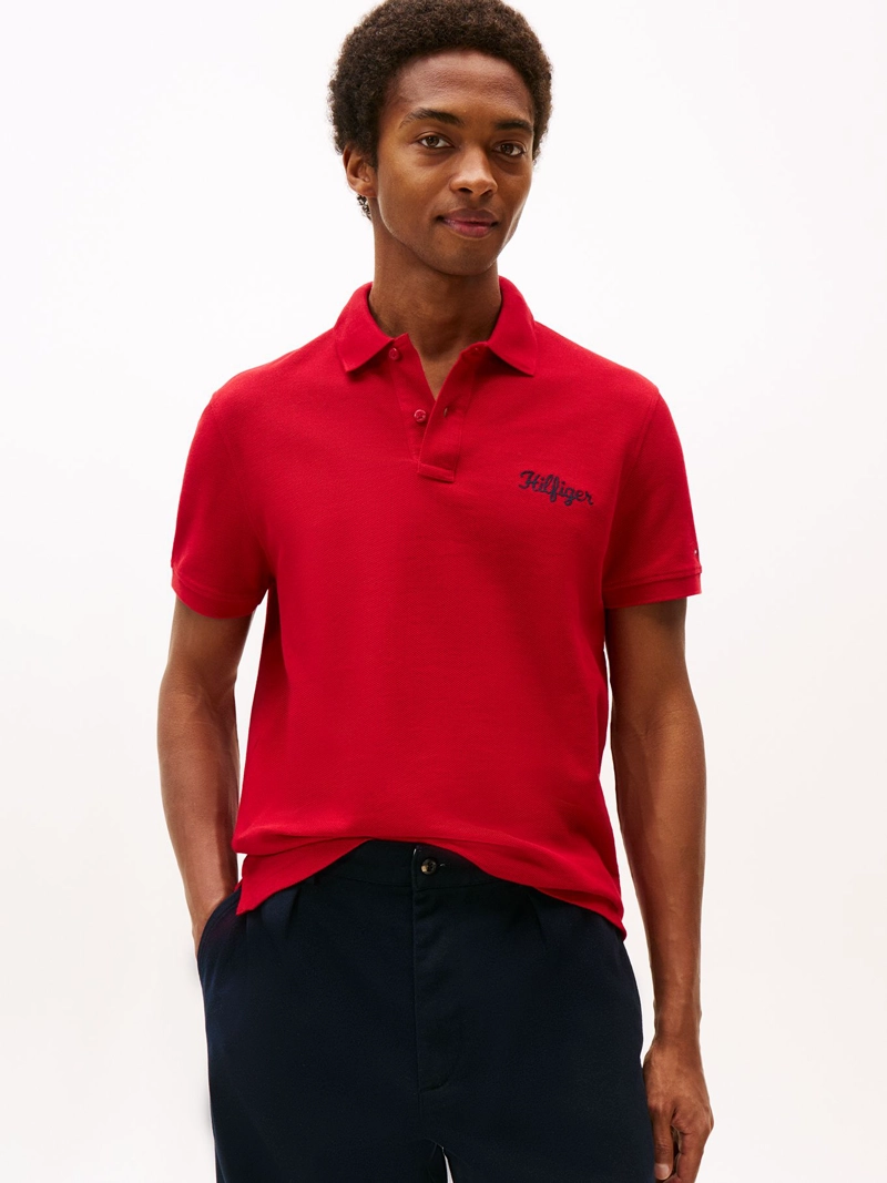 POLO CON LOGO GRAFICO REGULAR FIT - 1