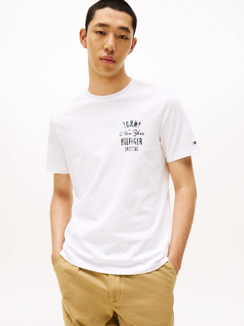POLERA CON LOGO GRAFICO REGULAR FIT - 1