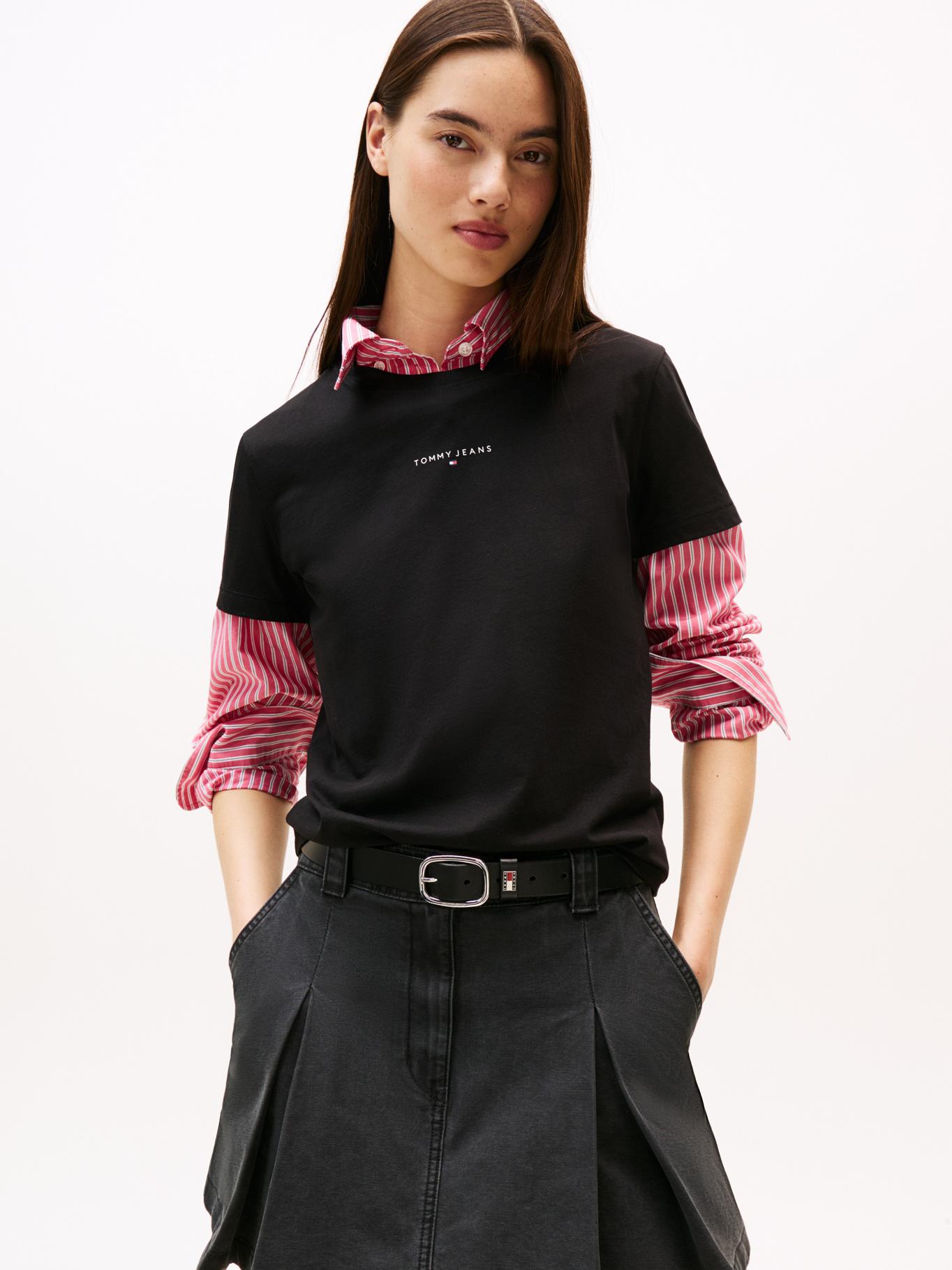 POLERA LOGO LINEAL REGULAR FIT - 1