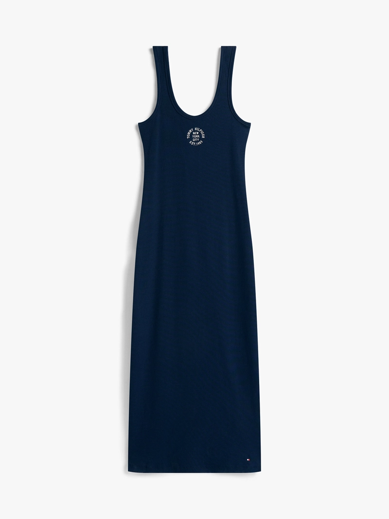VESTIDO SLIM FIT CON DISEÑO A RAYAS - 5