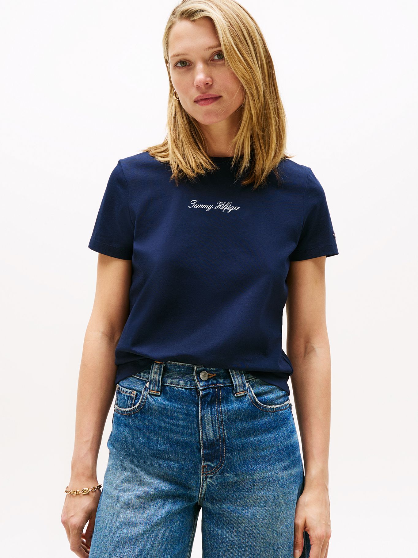 POLERA CON LOGO TEXTURIZADO REGULAR FIT - 1