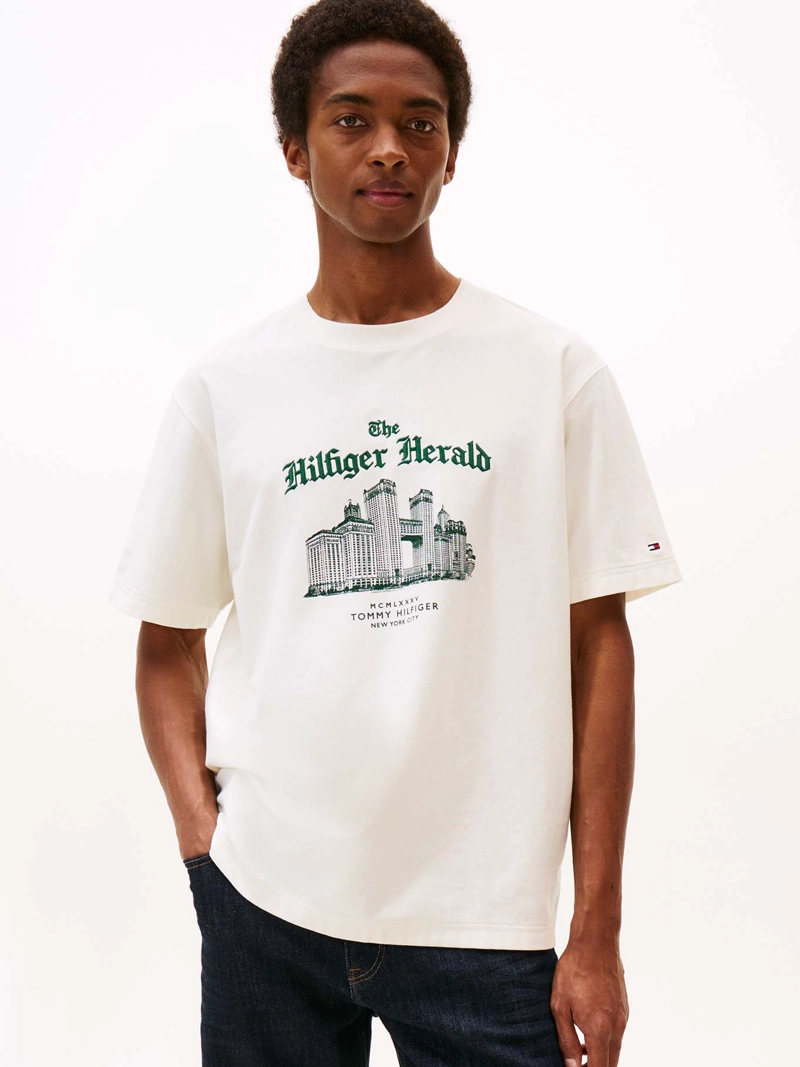 POLERA SKYLINE LOGO RELAXED FIT - 1
