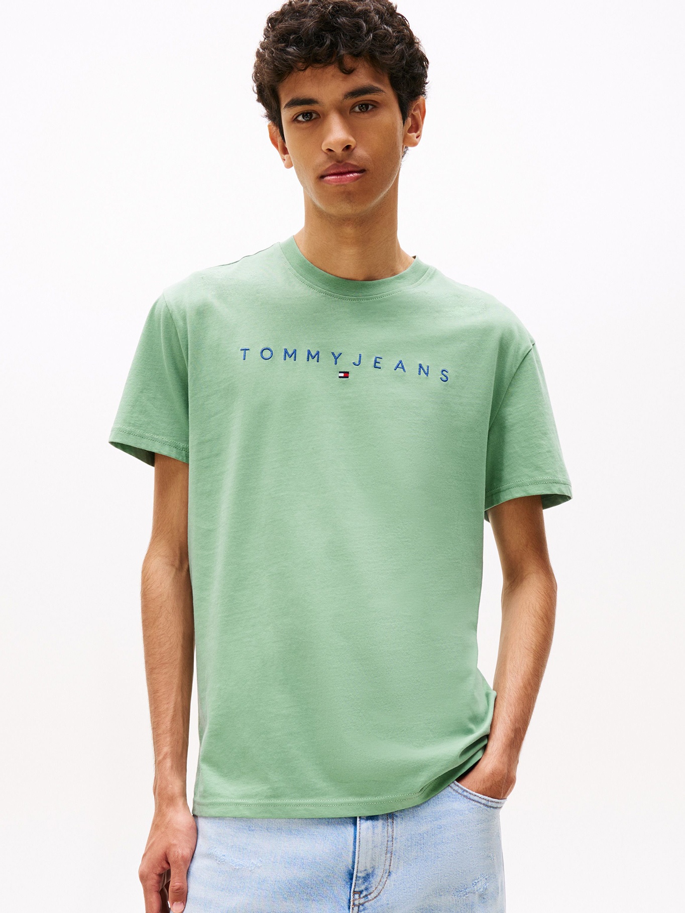 POLERA CON LOGO LINEAL REGULAR FIT - 1