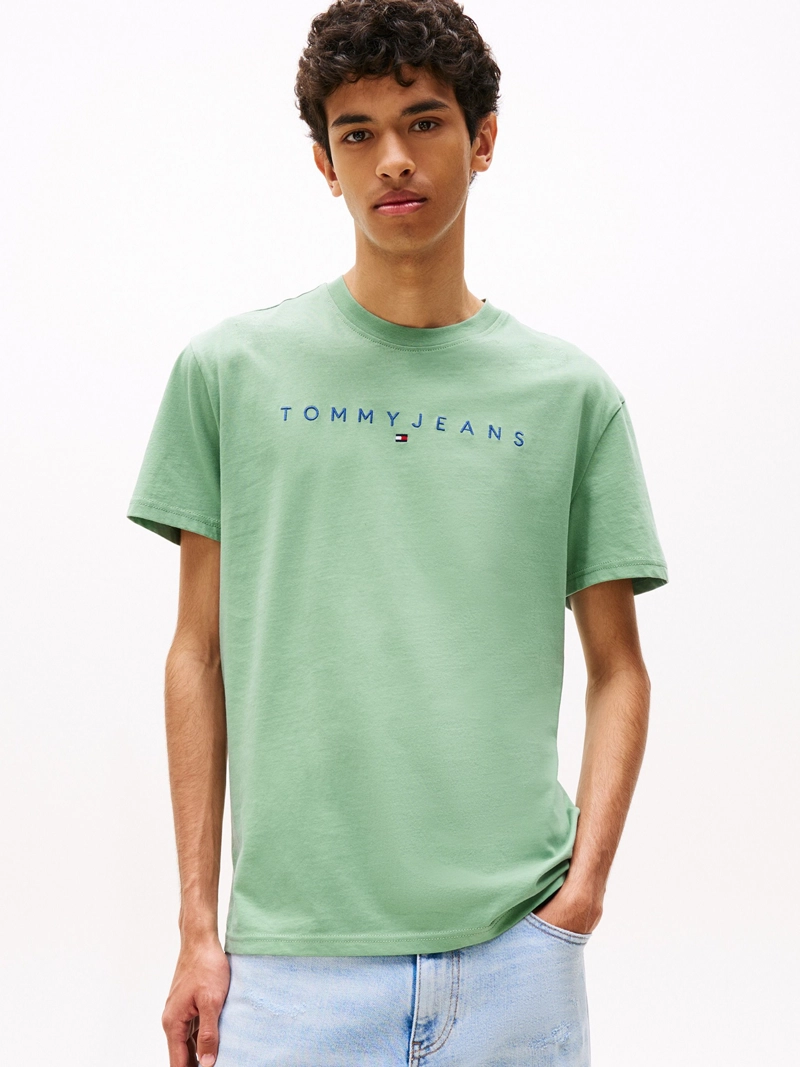 POLERA CON LOGO LINEAL REGULAR FIT - 1