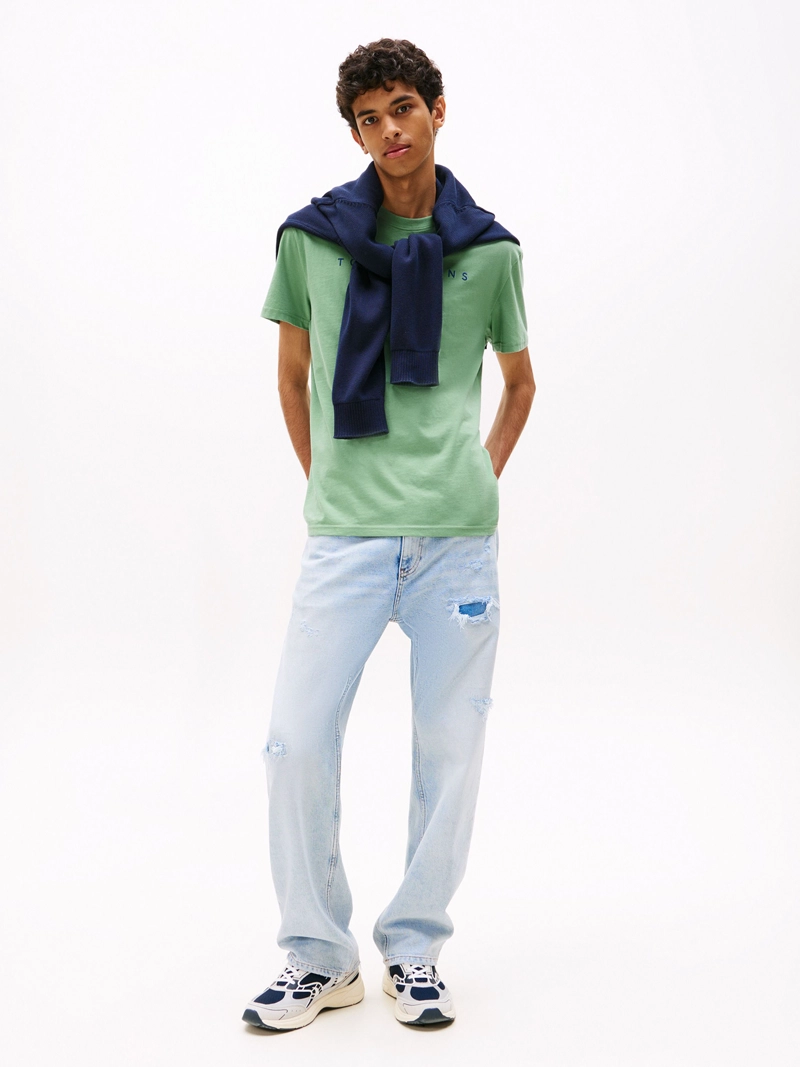 POLERA CON LOGO LINEAL REGULAR FIT - 2