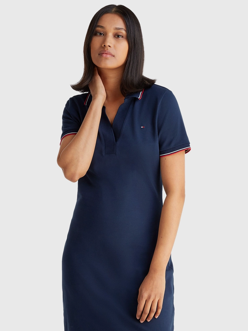VESTIDO POLO MANGA CON LOGO - 3