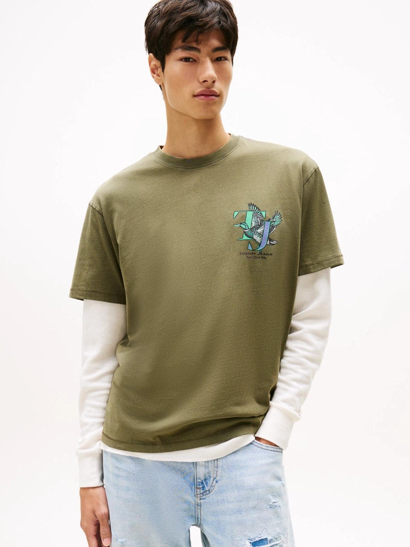 POLERA NOVELTY LOGO RELAXED FIT - 1