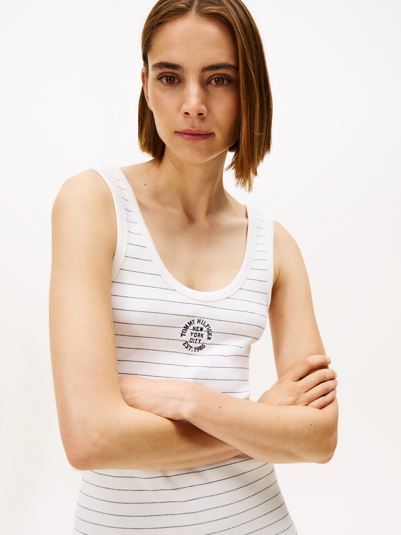 VESTIDO SLIM FIT CON DISEÑO A RAYAS - 3