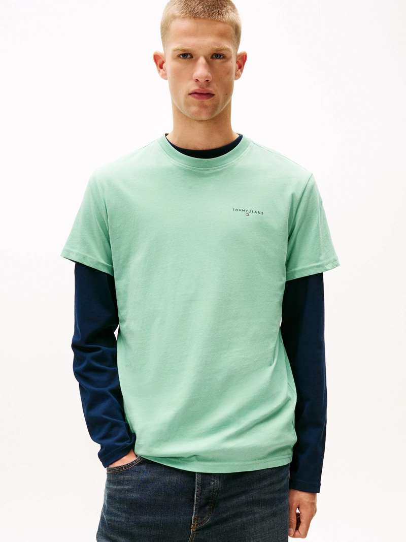 POLERA CON LOGO LINEAL SLIM FIT - 1