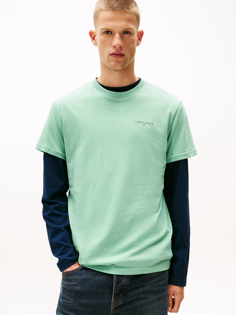 POLERA CON LOGO LINEAL SLIM FIT - 1