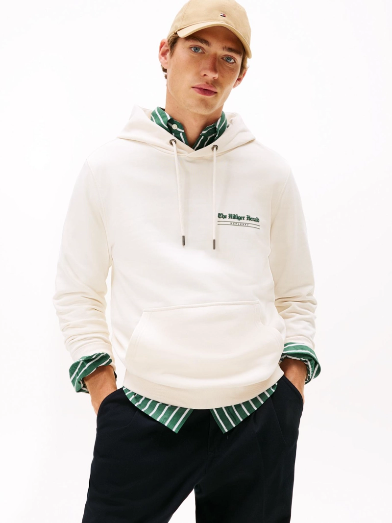 POLERON HOODIE LOGO GRAFICO - 1