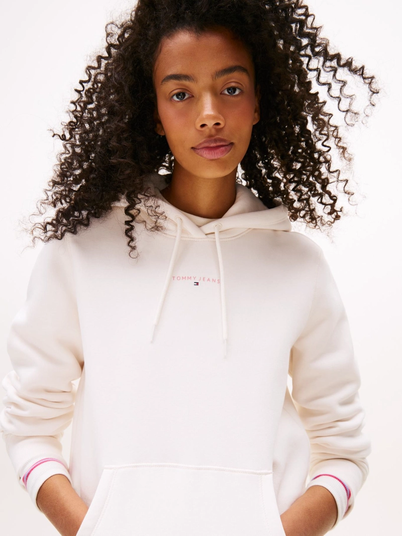 POLERON HOODIE CON LOGO LINEAL - 4