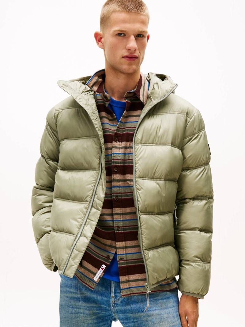 PARKA ACOLCHADA HOODED CON LOGO - 1