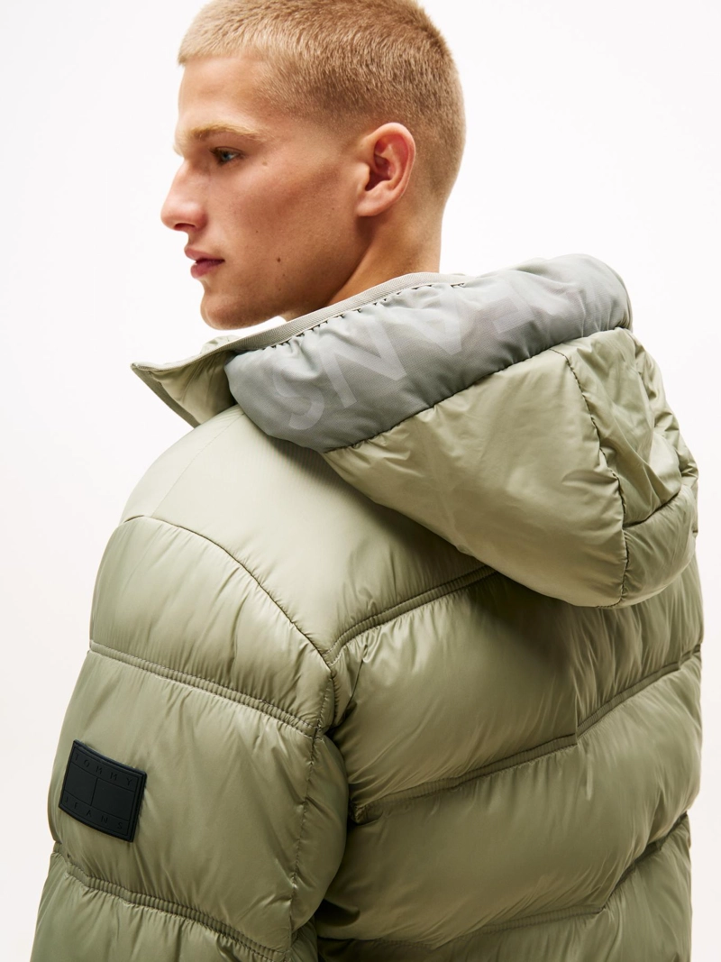 PARKA ACOLCHADA HOODED CON LOGO - 4
