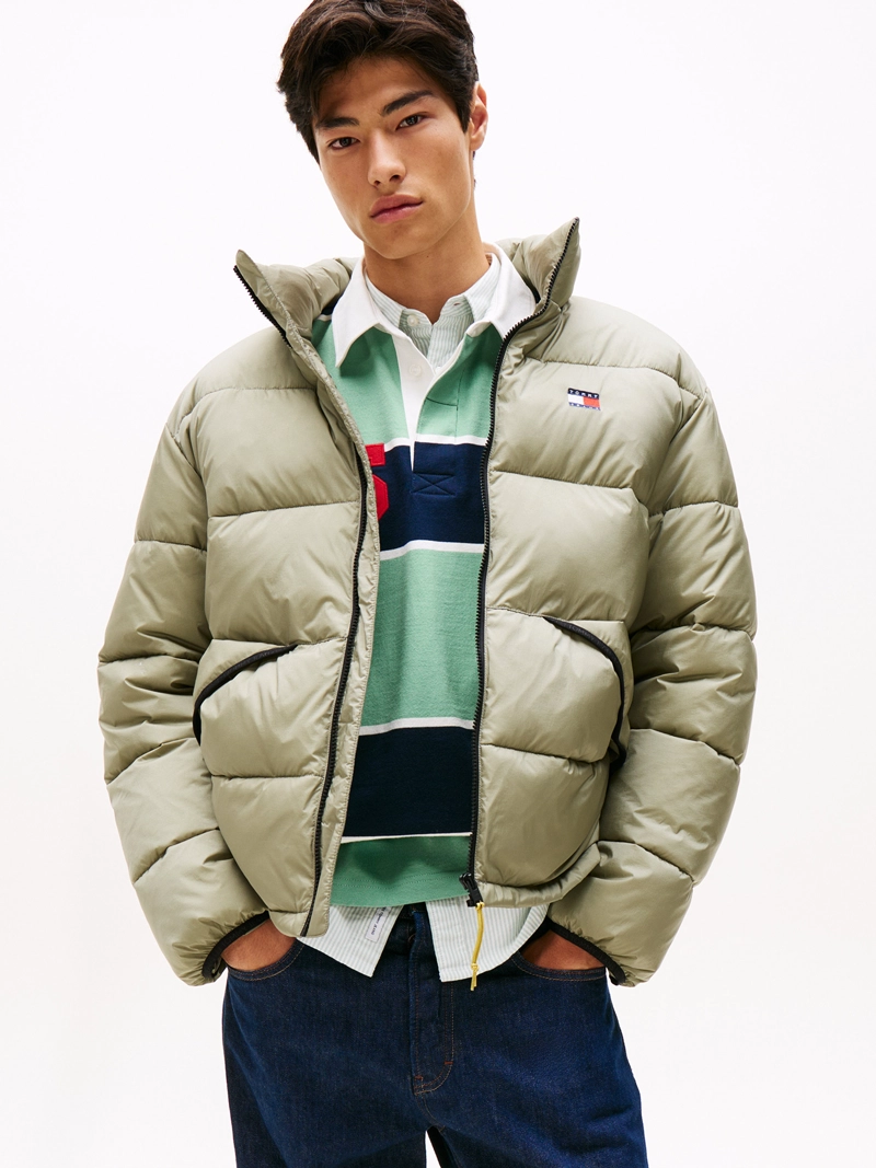 PARKA ACOLCHADA CON EFECTO ARRUGADO - 1