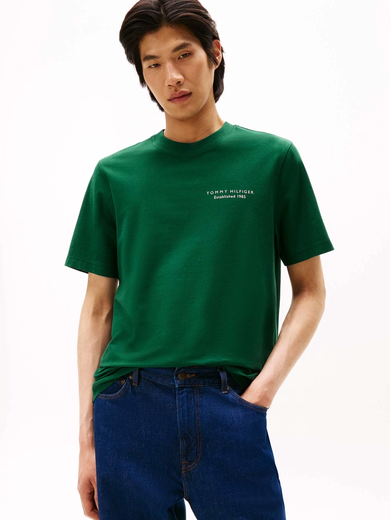 POLERA LOGO ESTAMPADO REGULAR FIT - 1