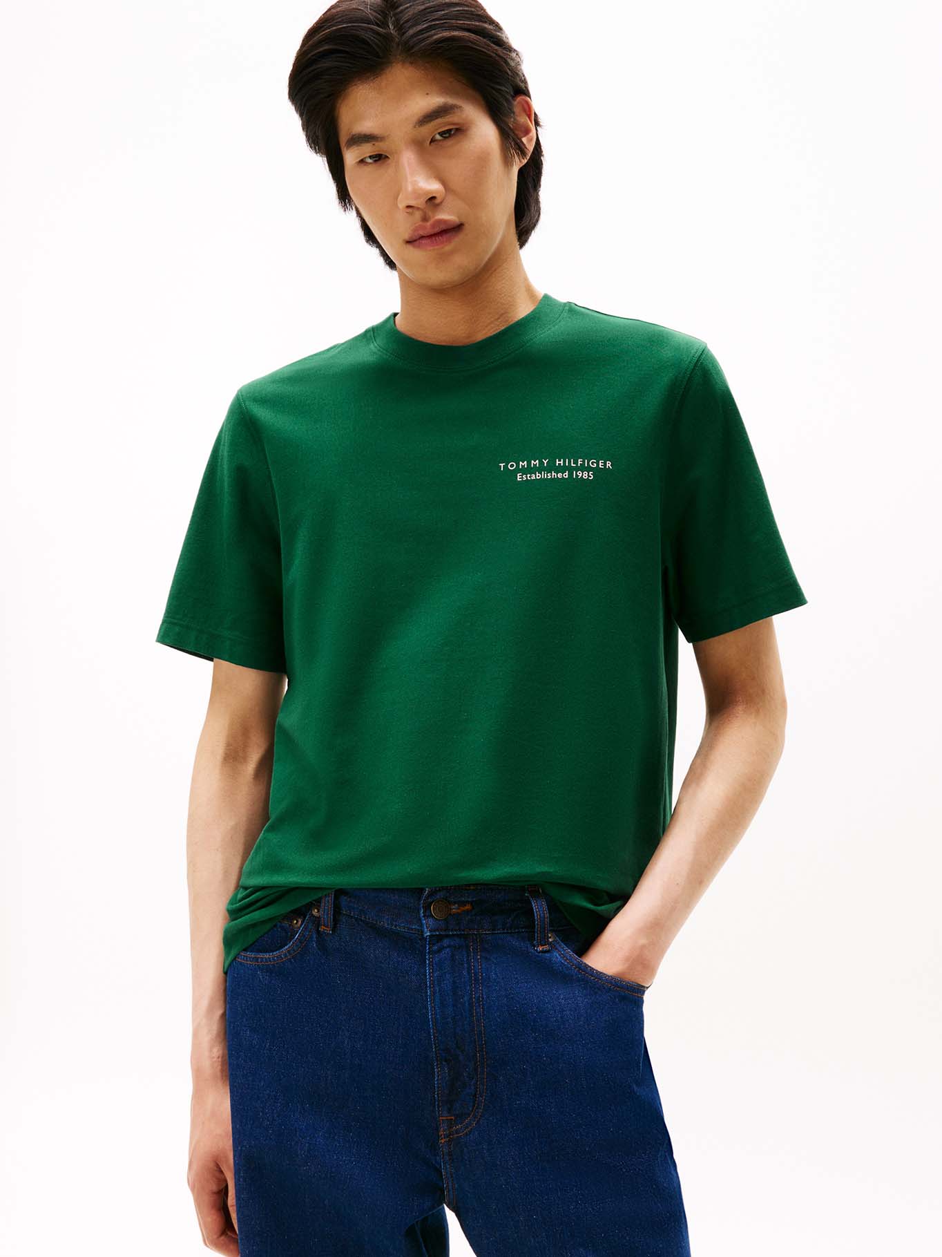 POLERA LOGO ESTAMPADO REGULAR FIT - 1