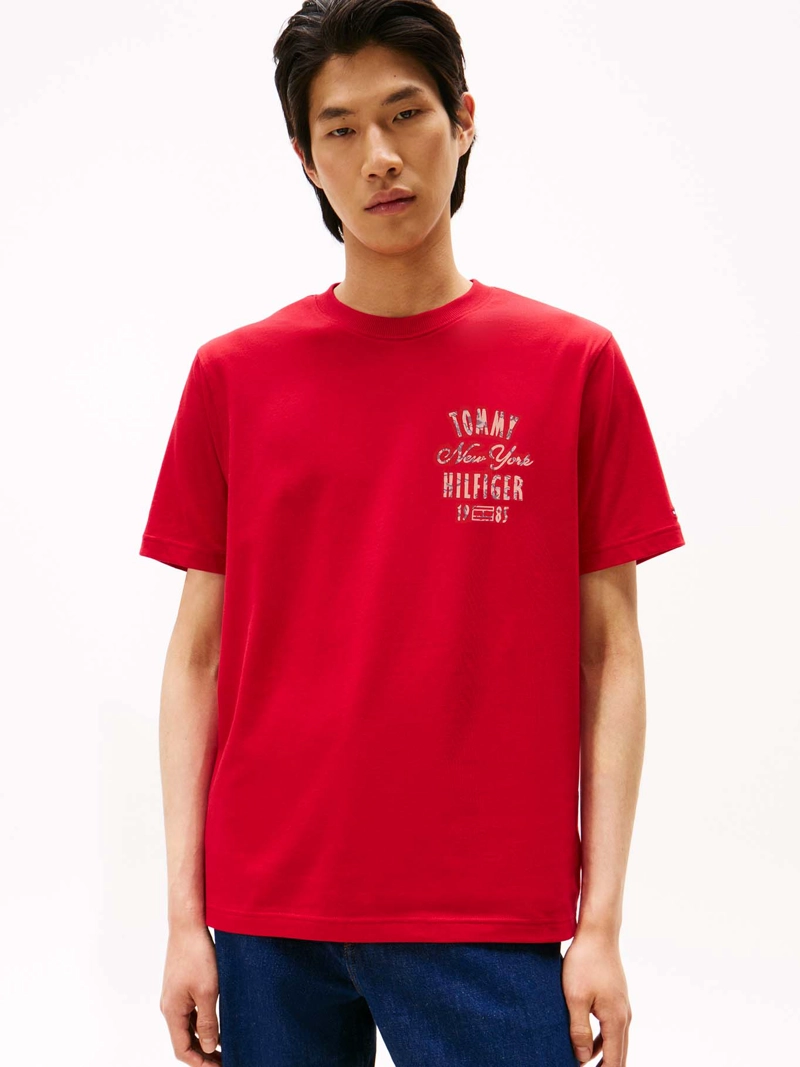 POLERA CON LOGO GRAFICO REGULAR FIT - 1