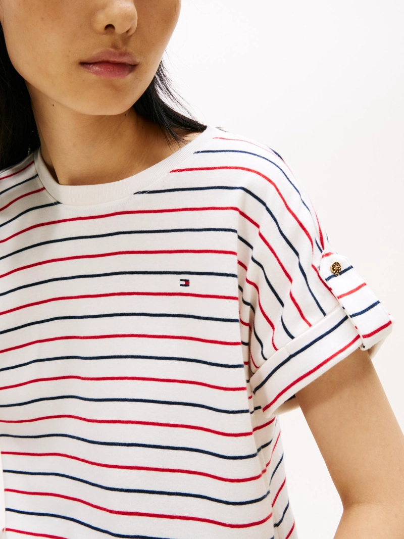 POLERA CON DISEÑO DE RAYAS REGULAR FIT - 4