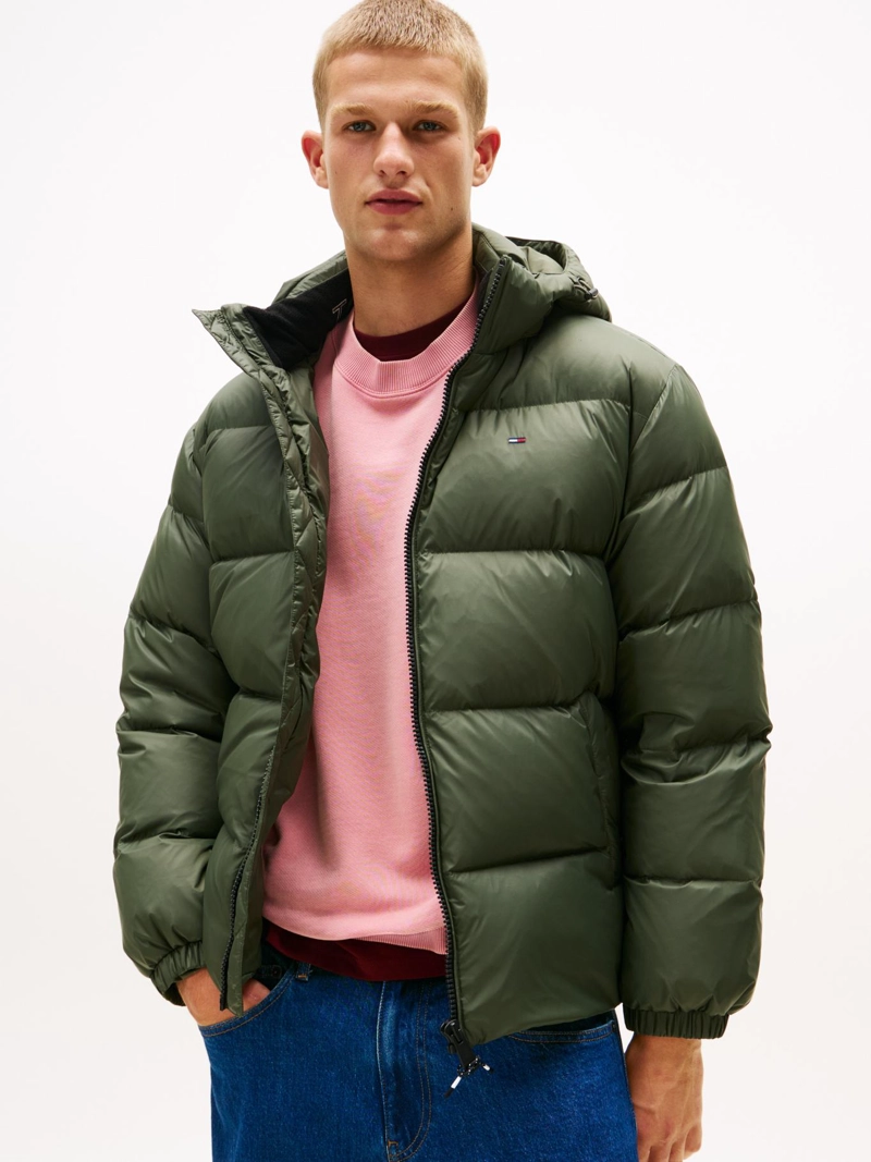 PARKA ESSENTIAL ACOLCHADA CON GORRO - 1