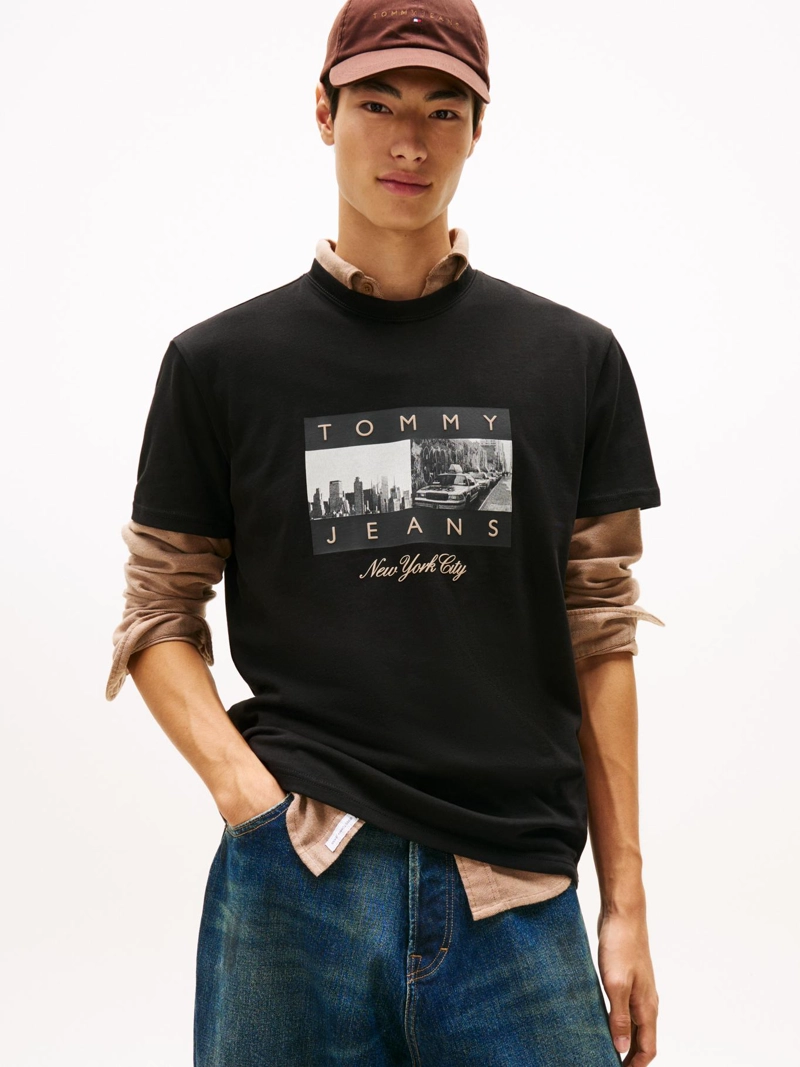 POLERA PHOTO FLAG LOGO REGULAR FIT - 1