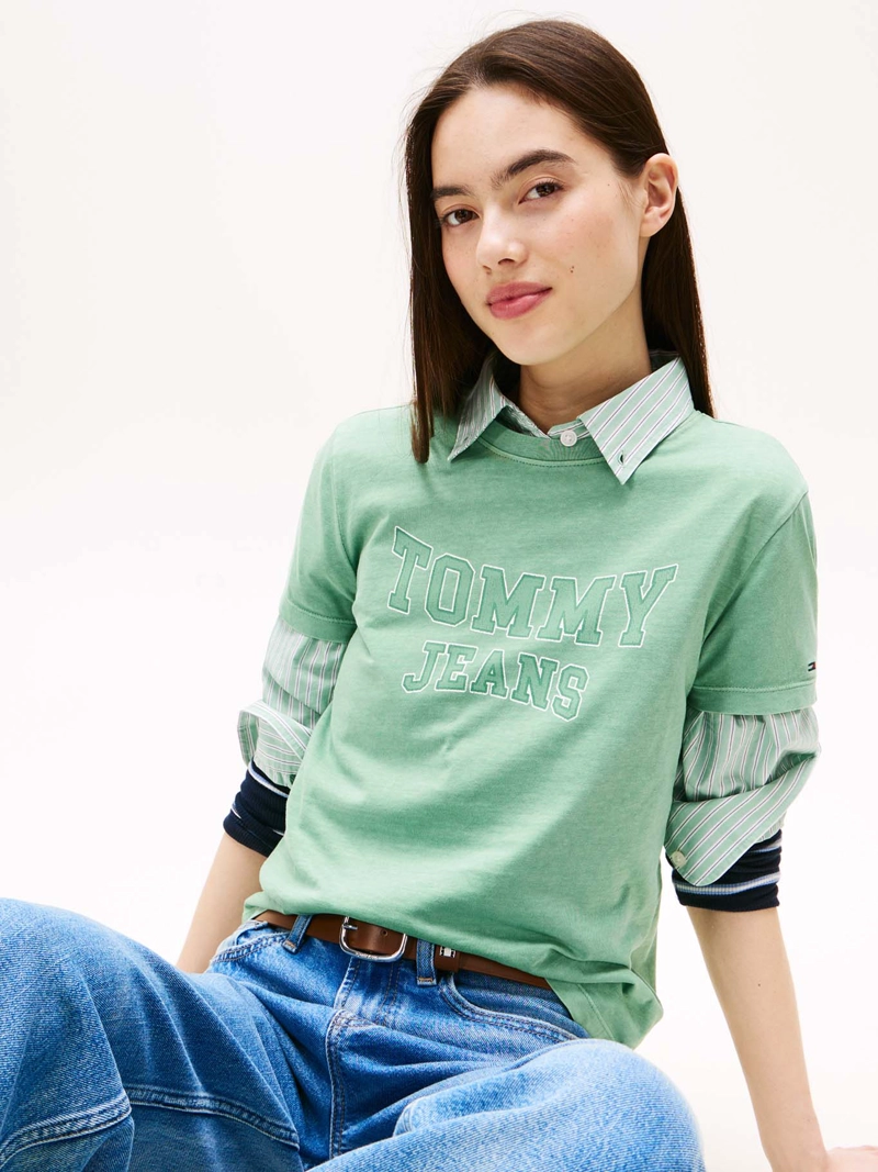 POLERA LOGO VARSITY REGULAR FIT - 4