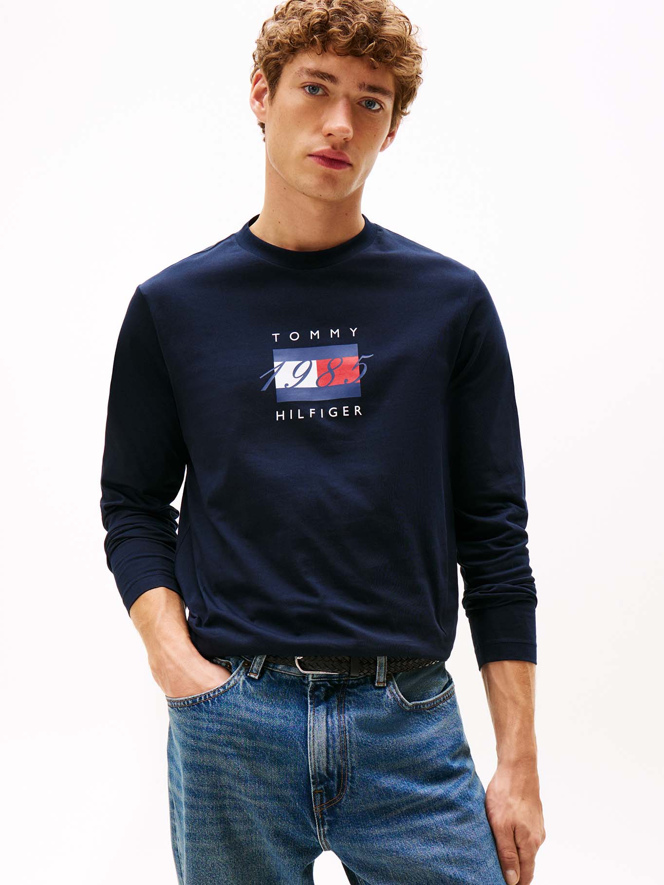 POLERA LINEAR LOGO REGULAR FIT - 1