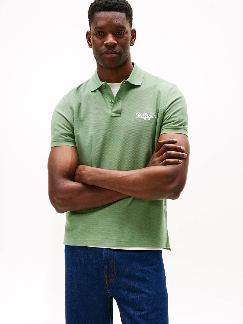 POLO CON LOGO GRAFICO REGULAR FIT - 1
