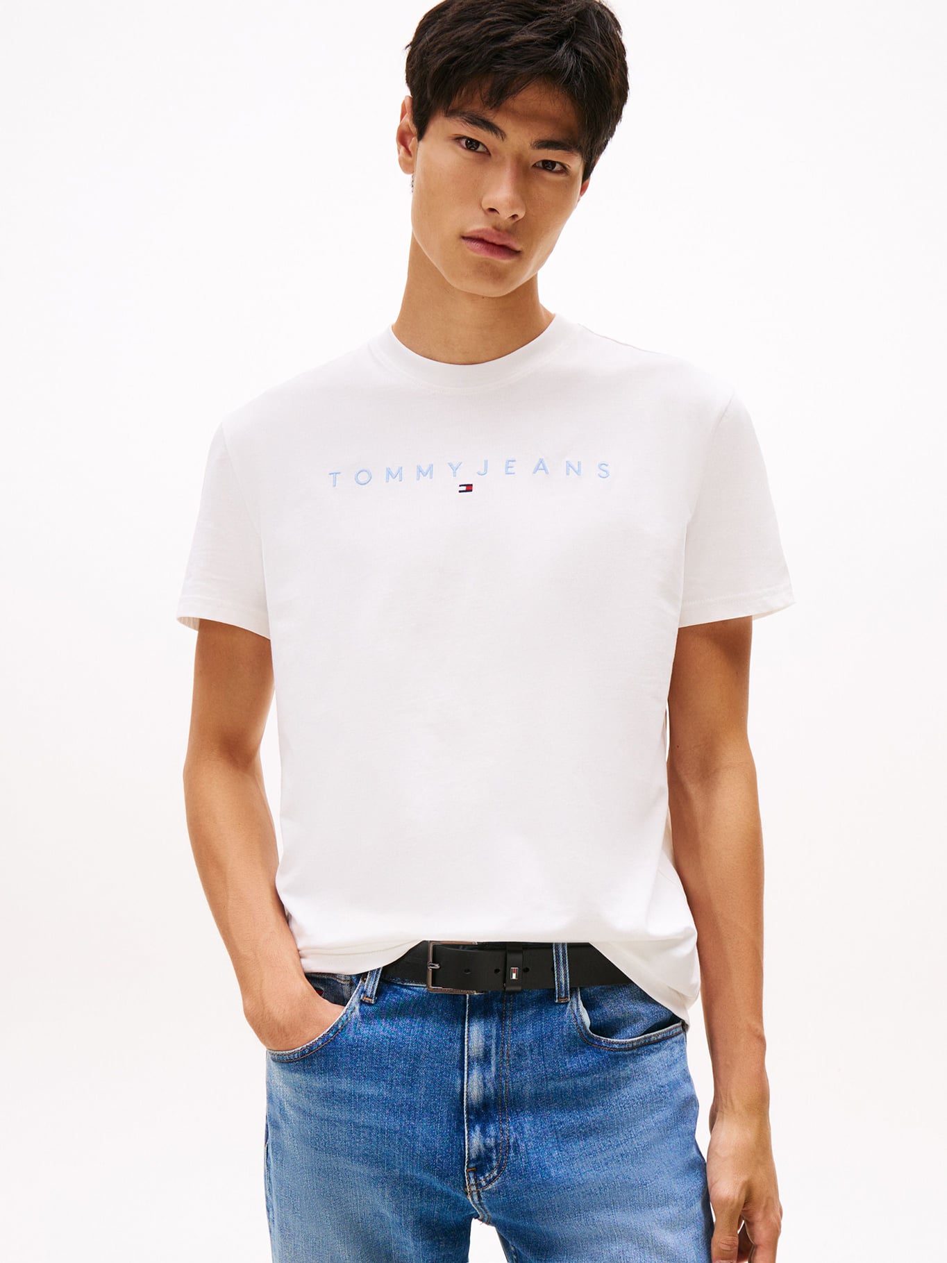 POLERA CON LOGO LINEAL REGULAR FIT - 1