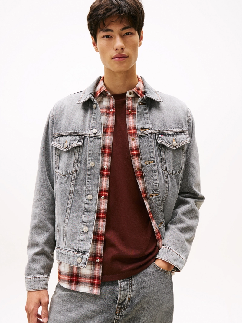 CHAQUETA DENIM RYAN CON LOGO - 1