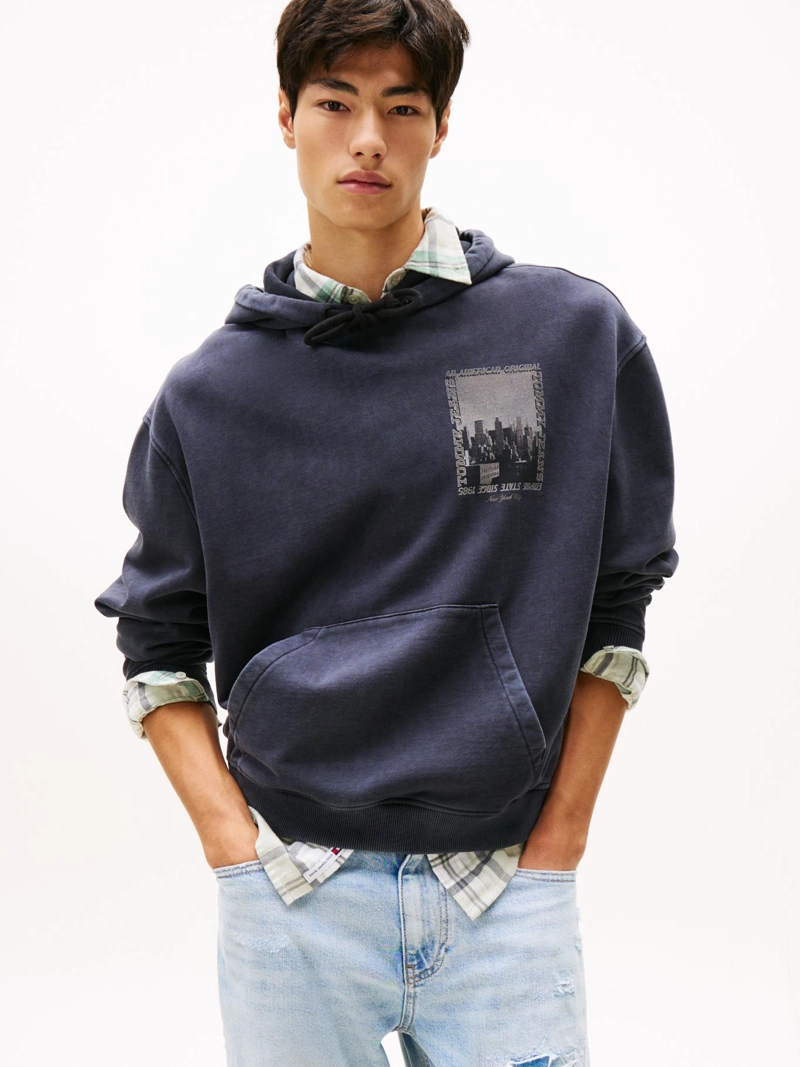 POLERON HOODIE 90S CITY LOGO - 1