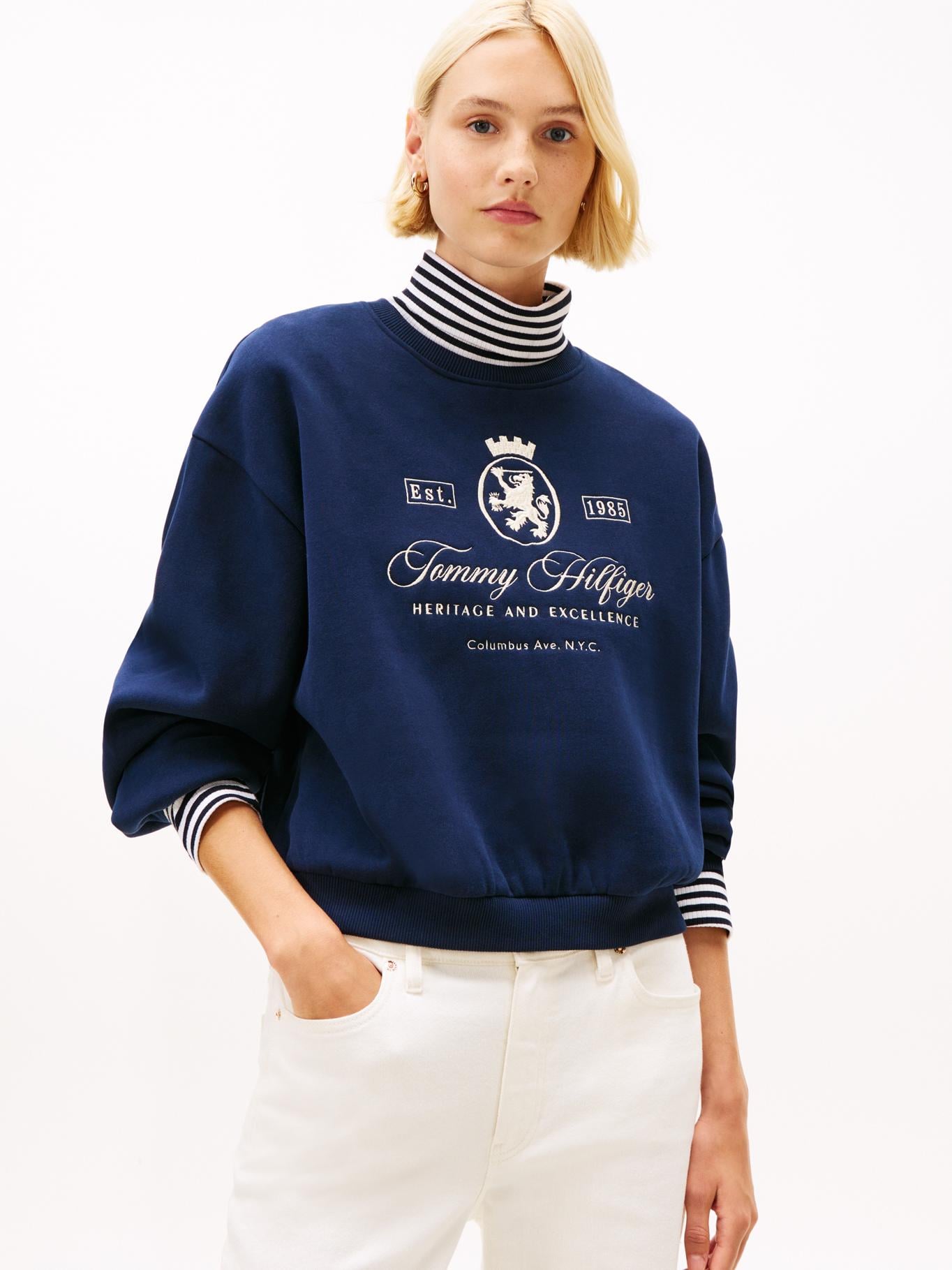 POLERON RELAXED VARSITY CREST - 1