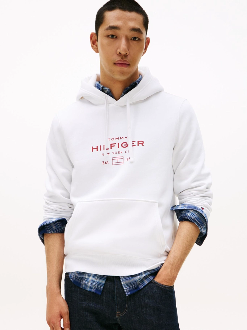 POLERON HOODIE OVAL LOGO GRAFICO - 1