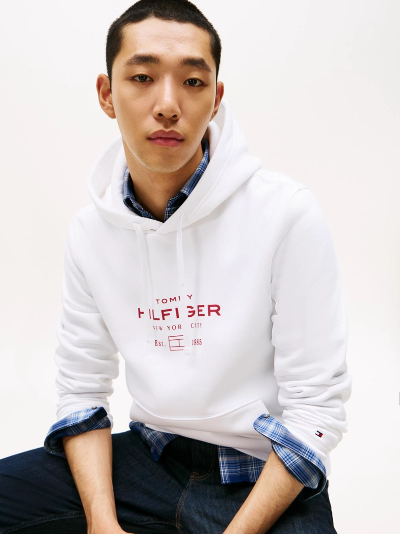 POLERON HOODIE OVAL LOGO GRAFICO - 4
