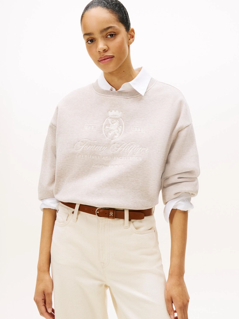 POLERON RELAXED VARSITY CREST - 1