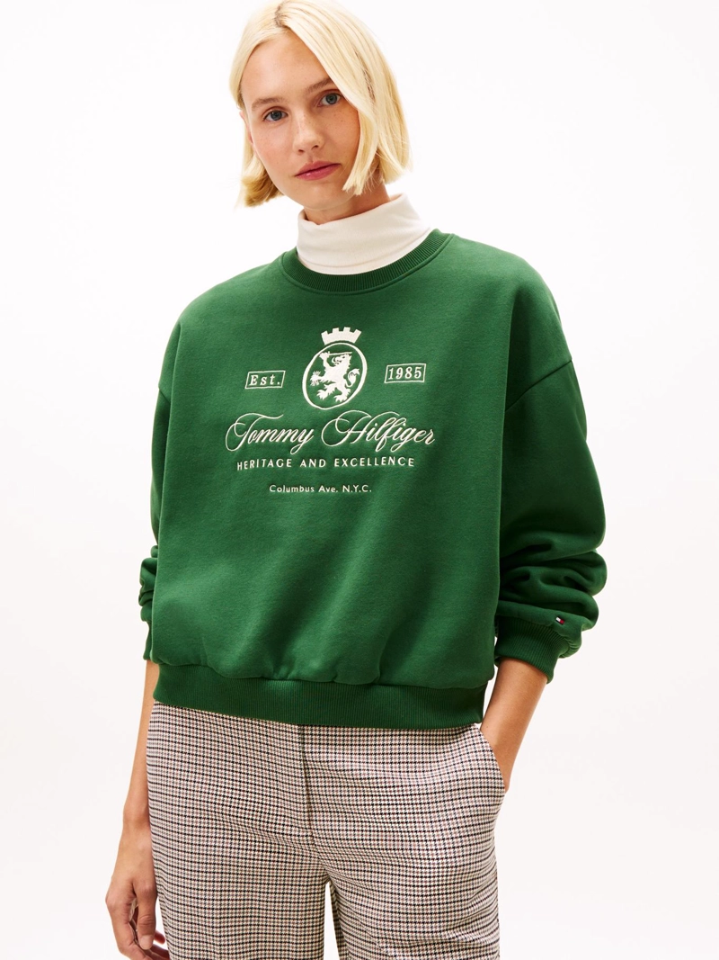 POLERON RELAXED VARSITY CREST - 1