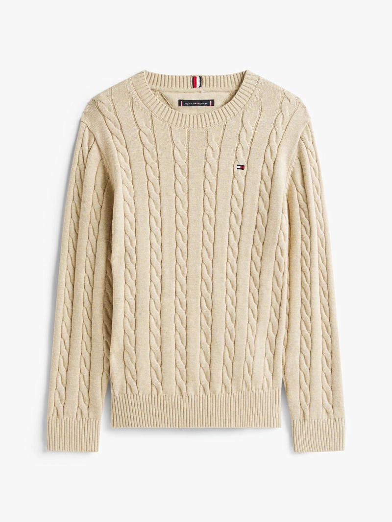 SWEATER DE NIÑO DE PUNTO TRENZADO - 5