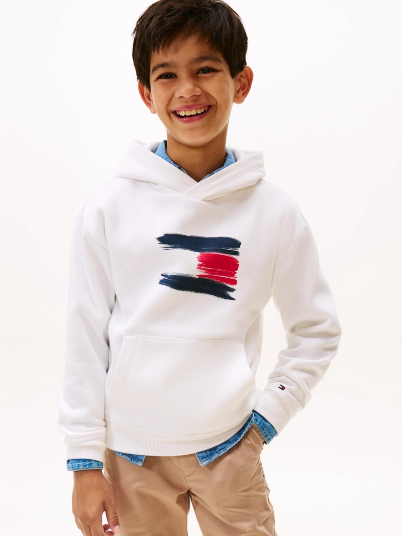 POLERON HOODIE FLAG LOGO - 1