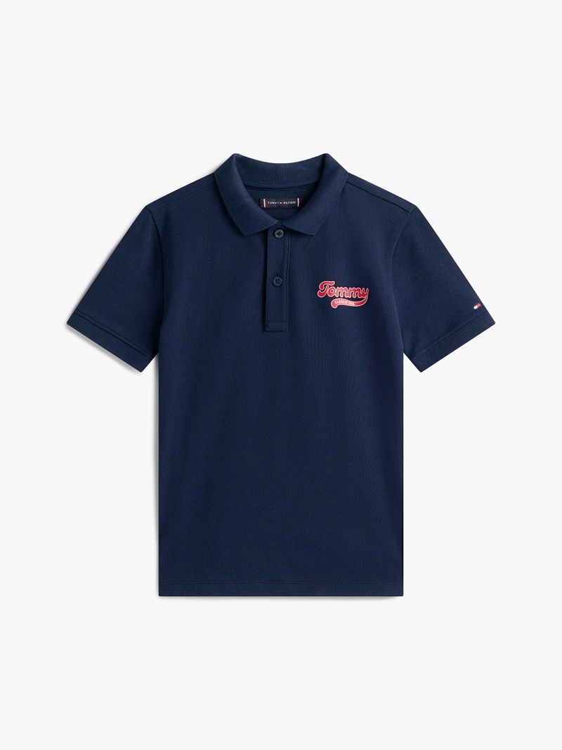 POLO VARSITY CON LOGO GRAFICO DE NIÑO - 5